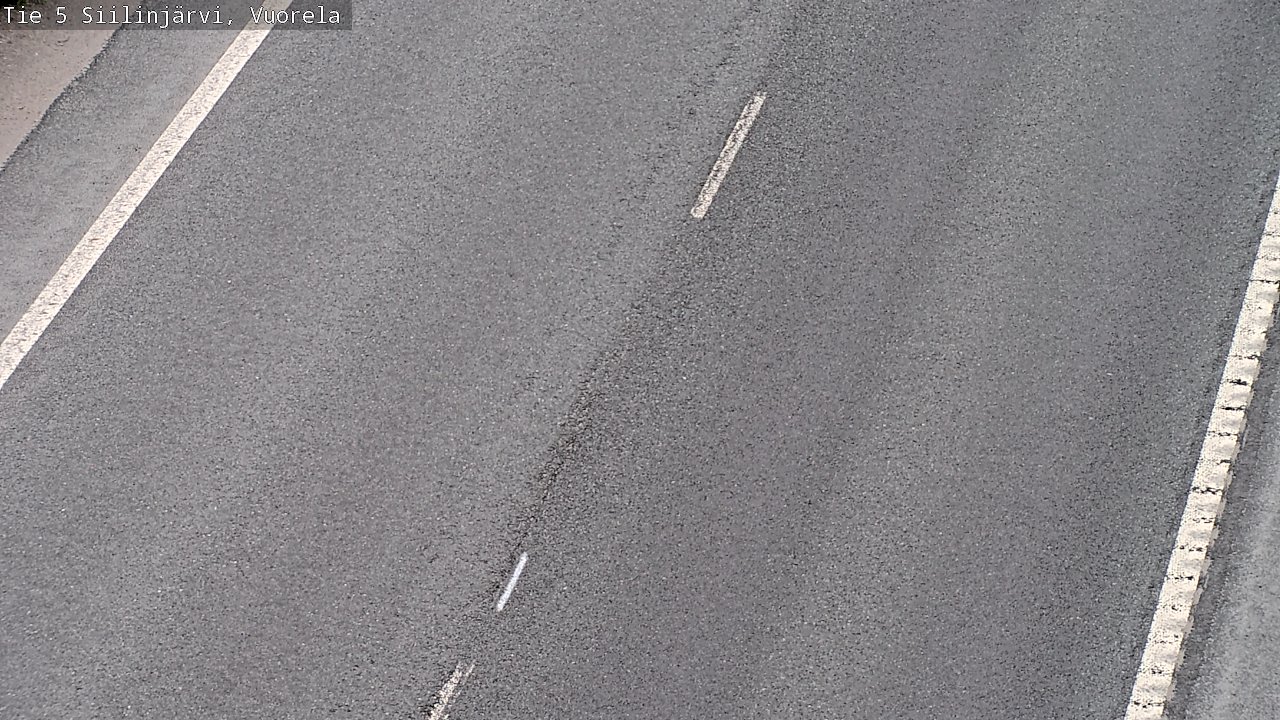 Weather Camera Image Road 5 Siilinjärvi, Vuorela, Siilinjärvi, Pohjois-Savo