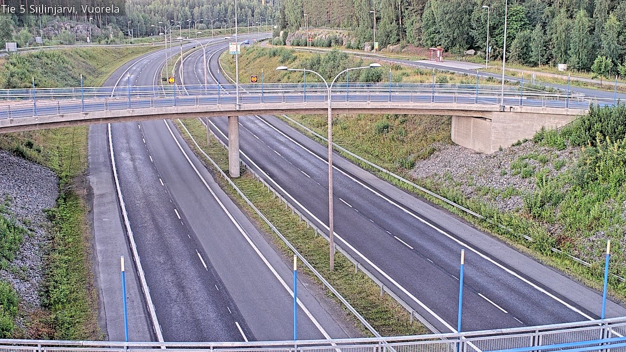 Weather Camera Image Road 5 Siilinjärvi, Vuorela, Siilinjärvi, Pohjois-Savo