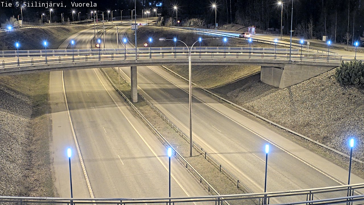 Weather Camera Image Väg 5 Siilinjärvi, Vuorela, Siilinjärvi, Pohjois-Savo