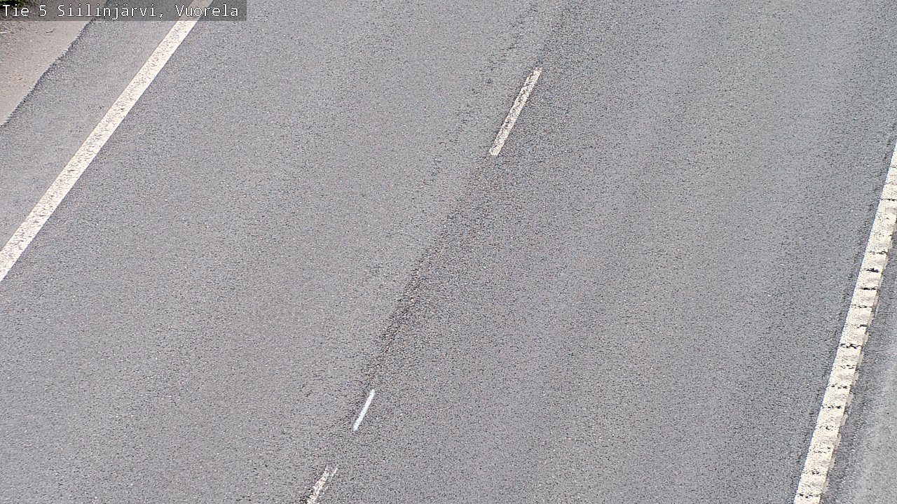 Weather Camera Image Road 5 Siilinjärvi, Vuorela, Siilinjärvi, Pohjois-Savo