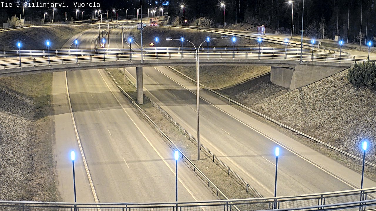 Weather Camera Image Väg 5 Siilinjärvi, Vuorela, Siilinjärvi, Pohjois-Savo