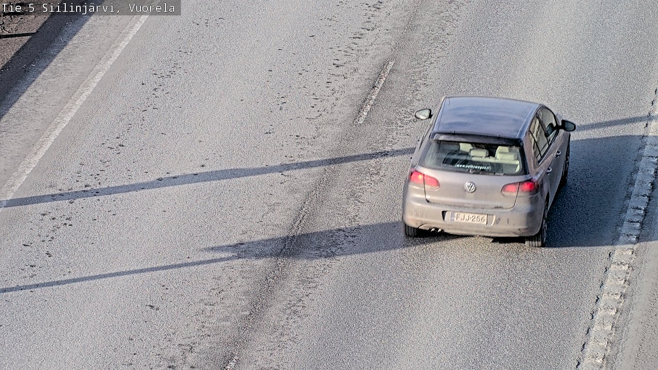 Weather Camera Image Väg 5 Siilinjärvi, Vuorela, Siilinjärvi, Pohjois-Savo