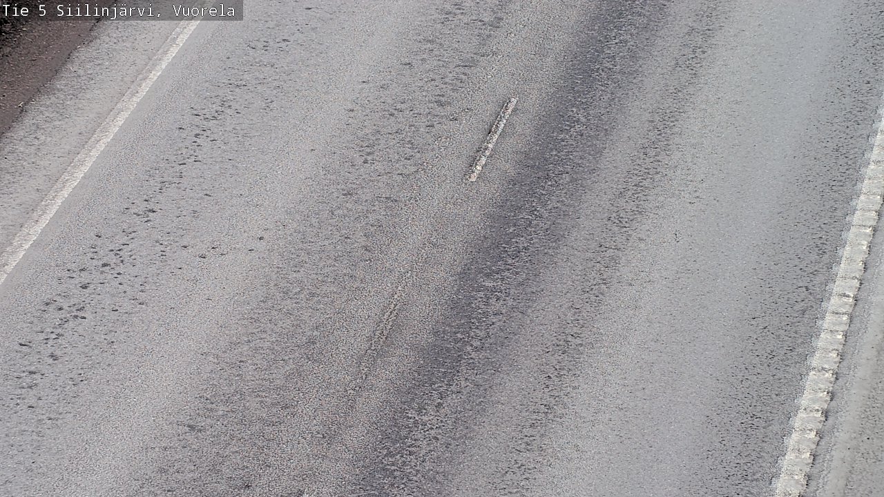 Weather Camera Image Väg 5 Siilinjärvi, Vuorela, Siilinjärvi, Pohjois-Savo
