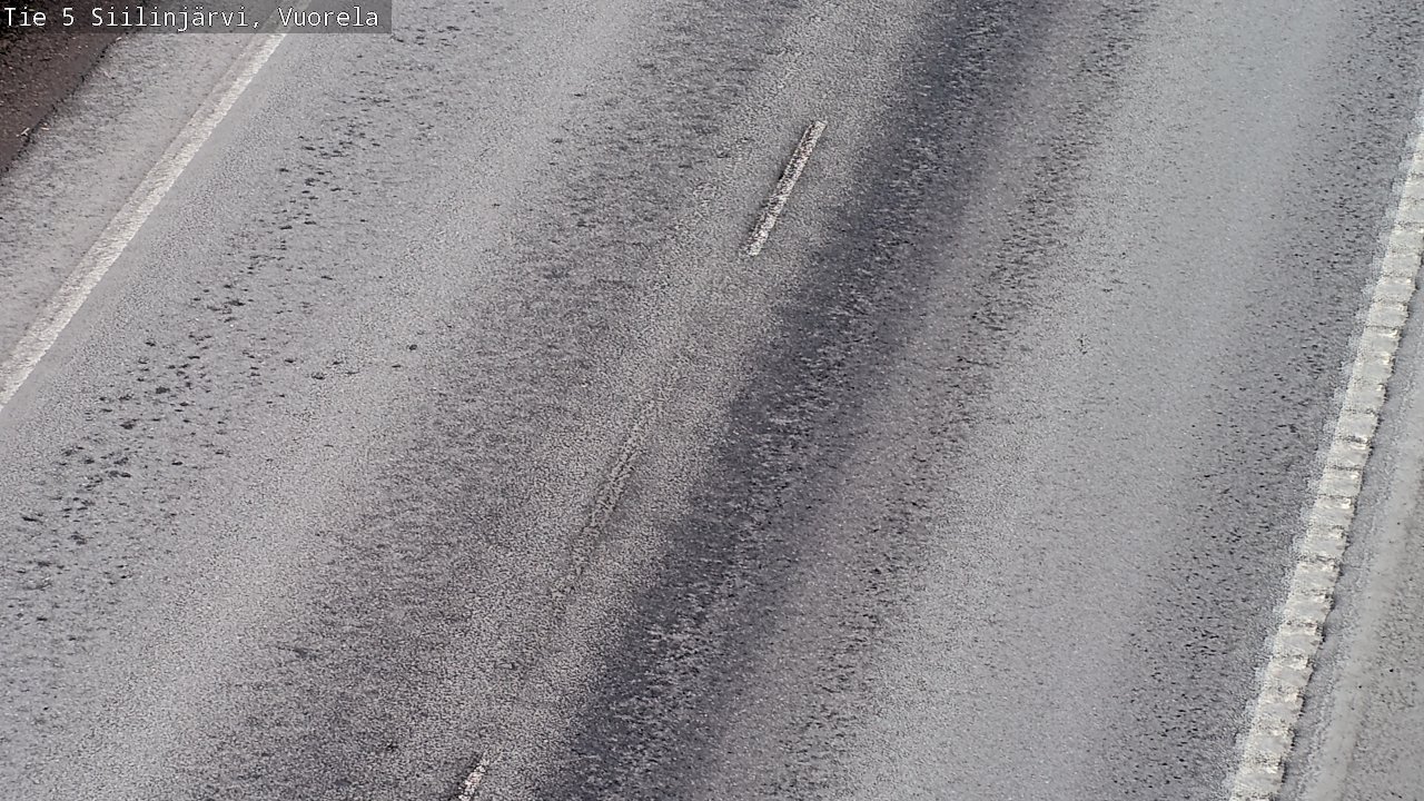 Weather Camera Image Road 5 Siilinjärvi, Vuorela, Siilinjärvi, Pohjois-Savo