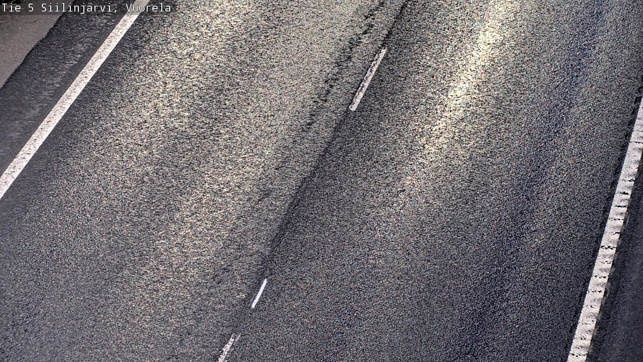 Weather Camera Image Road 5 Siilinjärvi, Vuorela, Siilinjärvi, Pohjois-Savo