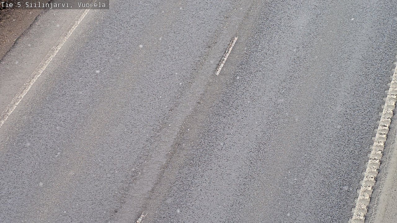 Weather Camera Image Väg 5 Siilinjärvi, Vuorela, Siilinjärvi, Pohjois-Savo