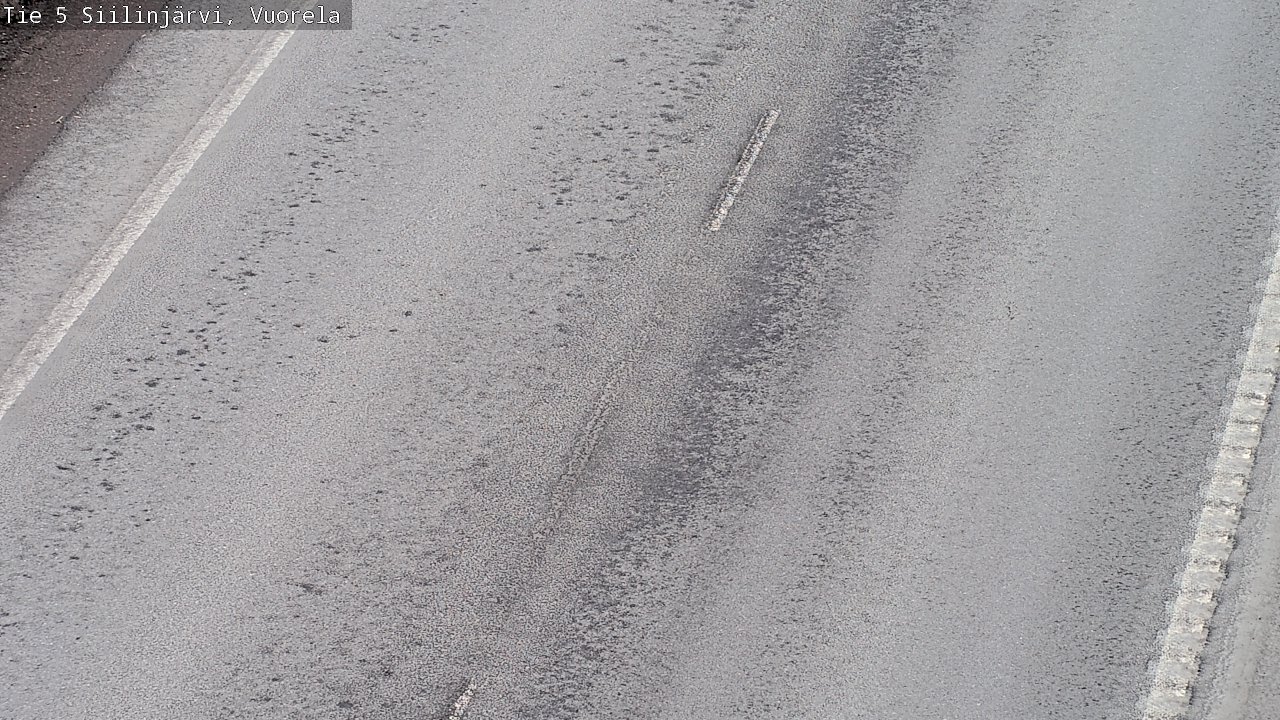 Weather Camera Image Väg 5 Siilinjärvi, Vuorela, Siilinjärvi, Pohjois-Savo