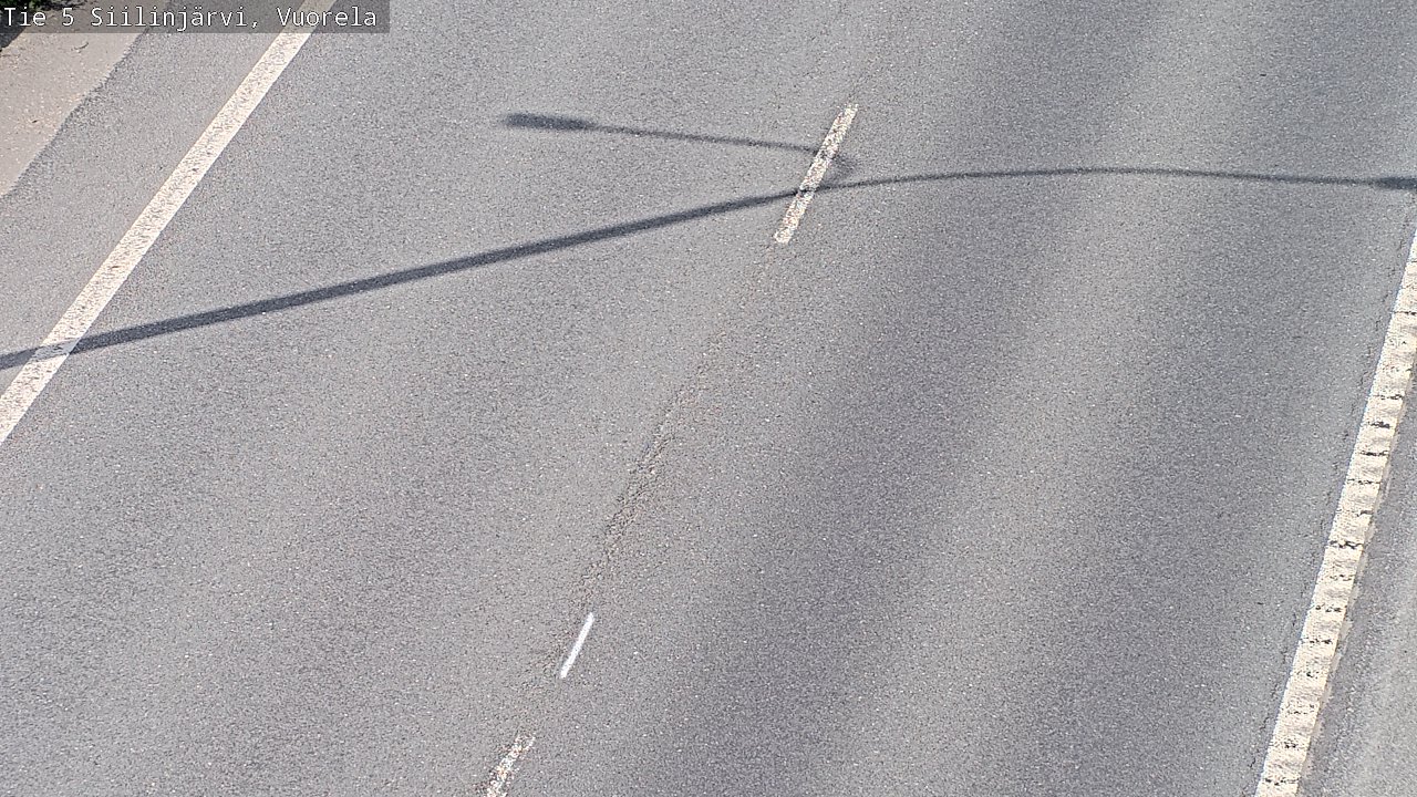 Weather Camera Image Road 5 Siilinjärvi, Vuorela, Siilinjärvi, Pohjois-Savo