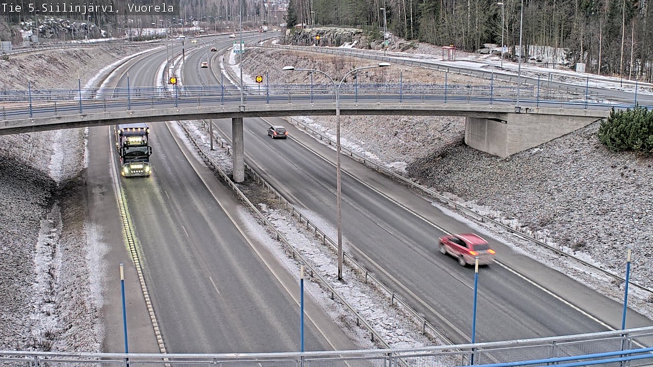 Kelikamerat Kuva Tie 5 Siilinjärvi, Vuorela, Siilinjärvi, Pohjois-Savo