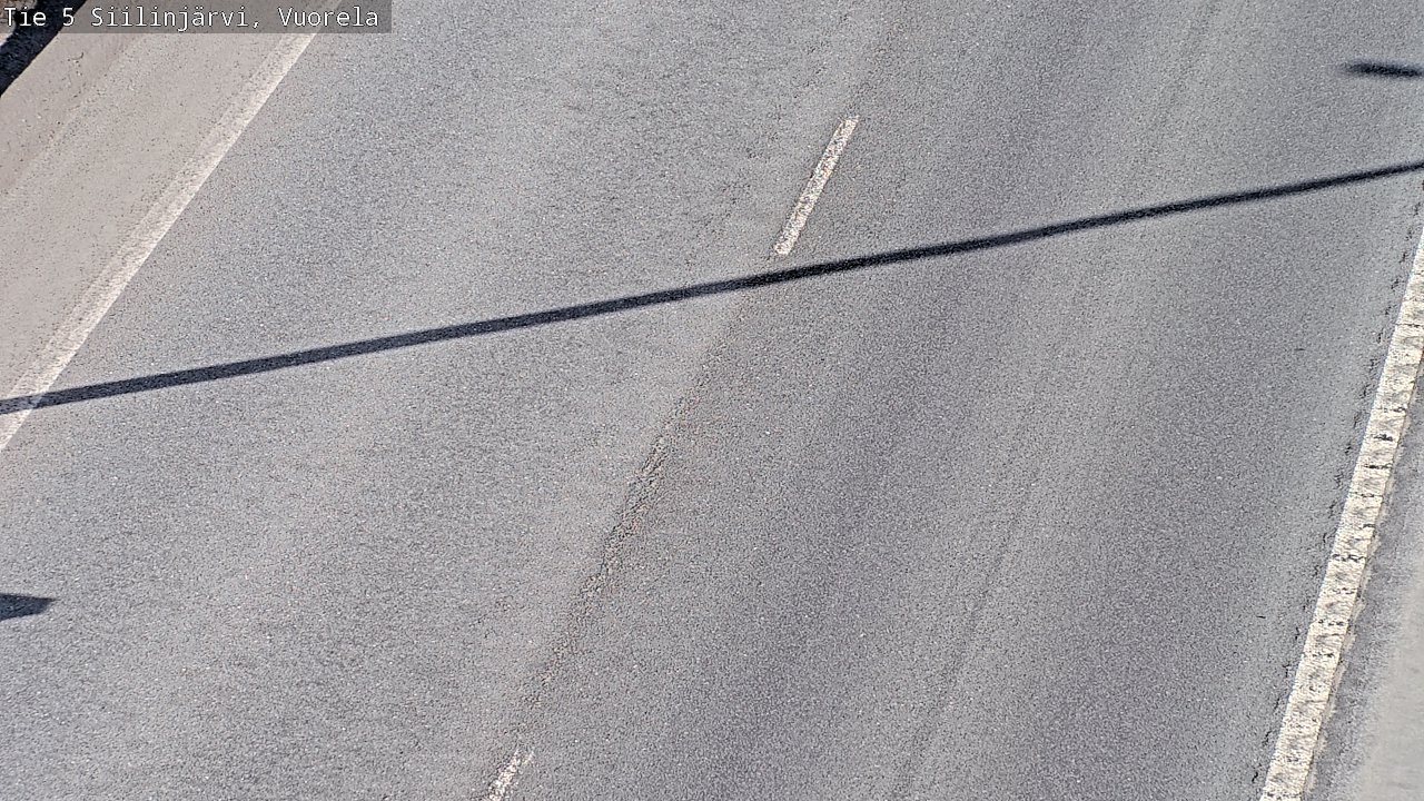 Weather Camera Image Väg 5 Siilinjärvi, Vuorela, Siilinjärvi, Pohjois-Savo