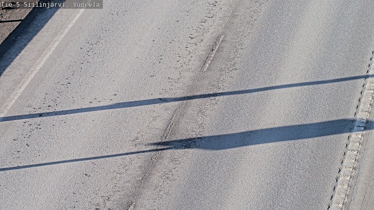 Weather Camera Image Väg 5 Siilinjärvi, Vuorela, Siilinjärvi, Pohjois-Savo