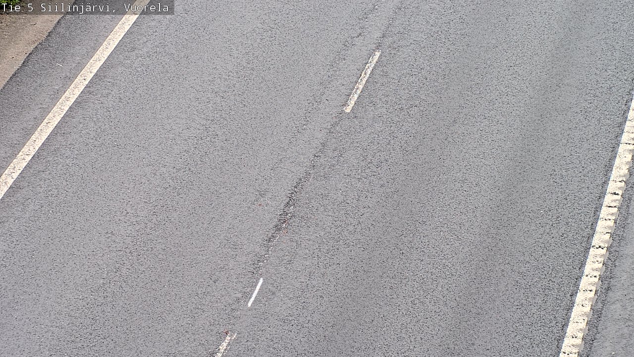 Weather Camera Image Road 5 Siilinjärvi, Vuorela, Siilinjärvi, Pohjois-Savo