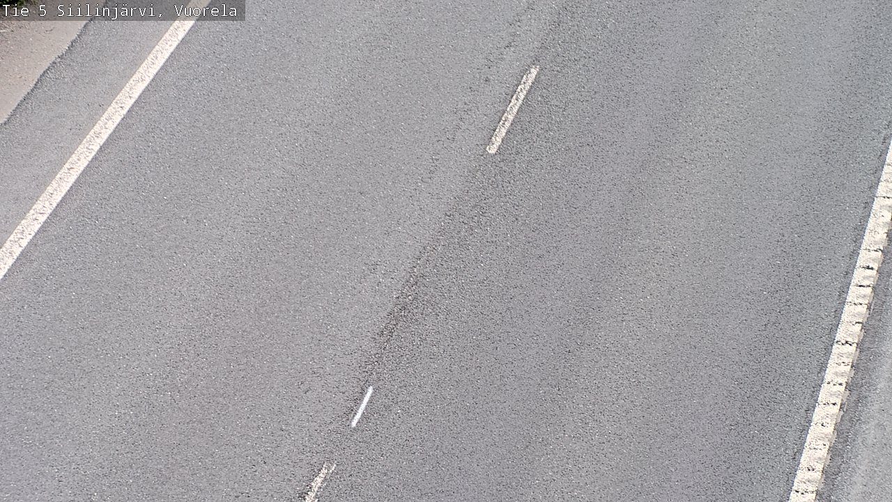 Weather Camera Image Road 5 Siilinjärvi, Vuorela, Siilinjärvi, Pohjois-Savo