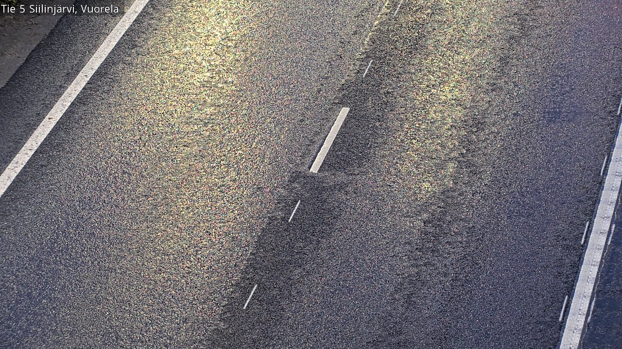 Weather Camera Image Road 5 Siilinjärvi, Vuorela, Siilinjärvi, Pohjois-Savo