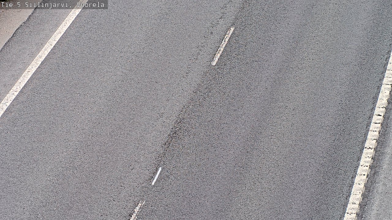 Weather Camera Image Road 5 Siilinjärvi, Vuorela, Siilinjärvi, Pohjois-Savo