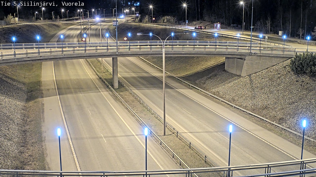 Weather Camera Image Väg 5 Siilinjärvi, Vuorela, Siilinjärvi, Pohjois-Savo