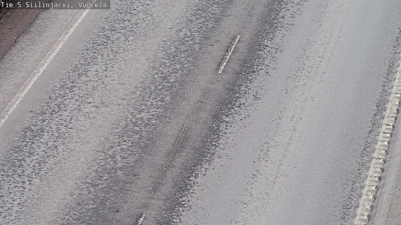 Weather Camera Image Väg 5 Siilinjärvi, Vuorela, Siilinjärvi, Pohjois-Savo