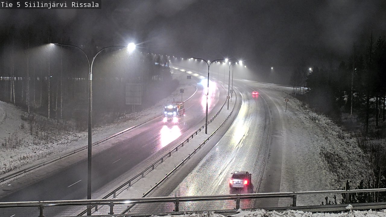 Weather Camera Image Väg 5 Siilinjärvi, Rissala, Siilinjärvi, Pohjois-Savo