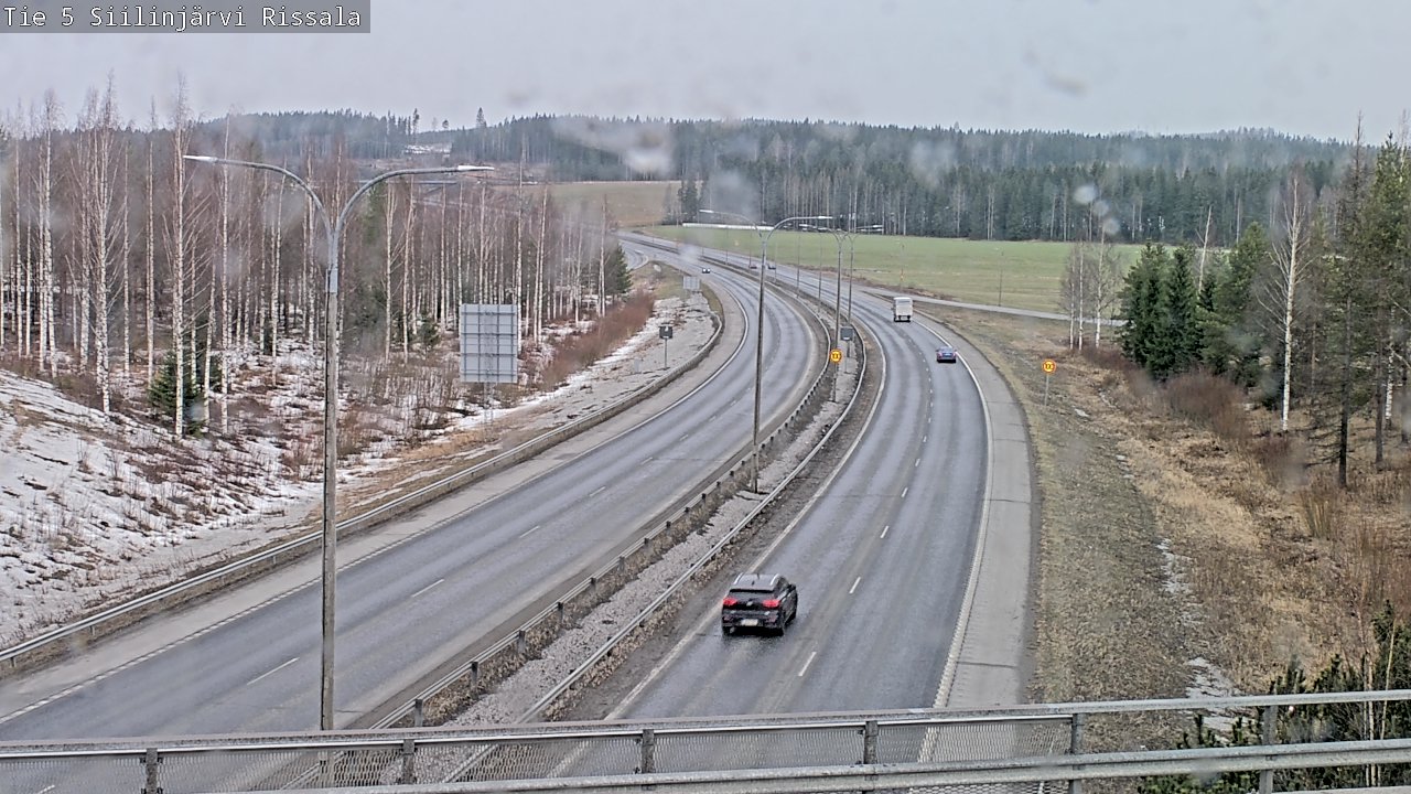 Weather Camera Image Väg 5 Siilinjärvi, Rissala, Siilinjärvi, Pohjois-Savo