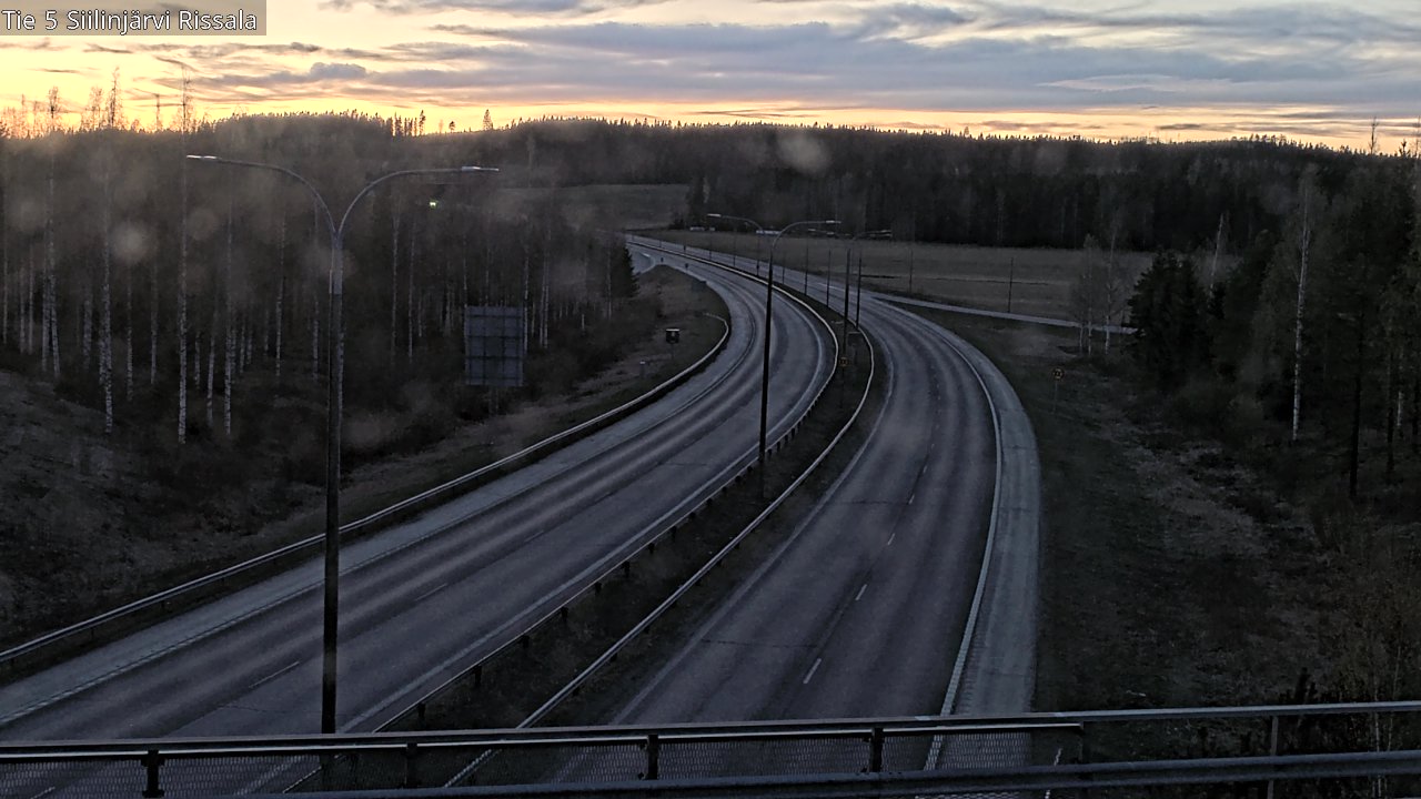 Weather Camera Image Väg 5 Siilinjärvi, Rissala, Siilinjärvi, Pohjois-Savo