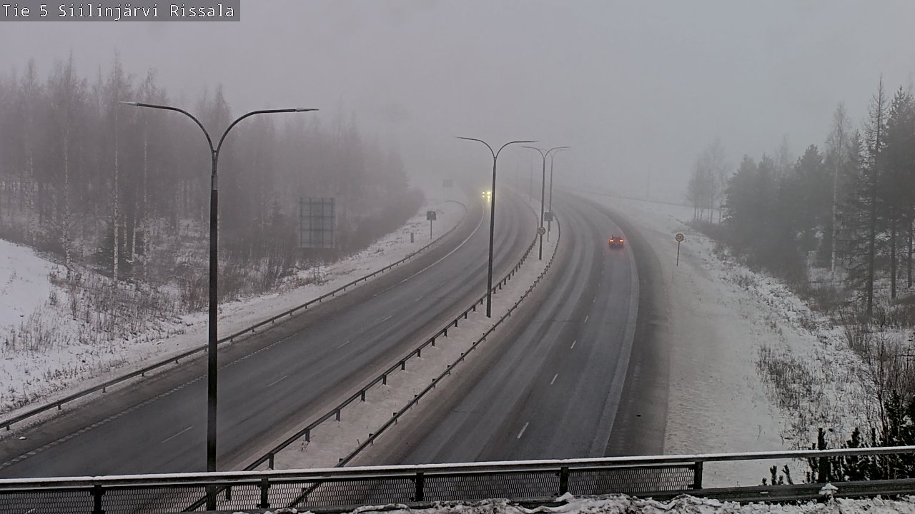 Weather Camera Image Road 5 Siilinjärvi, Rissala, Siilinjärvi, Pohjois-Savo