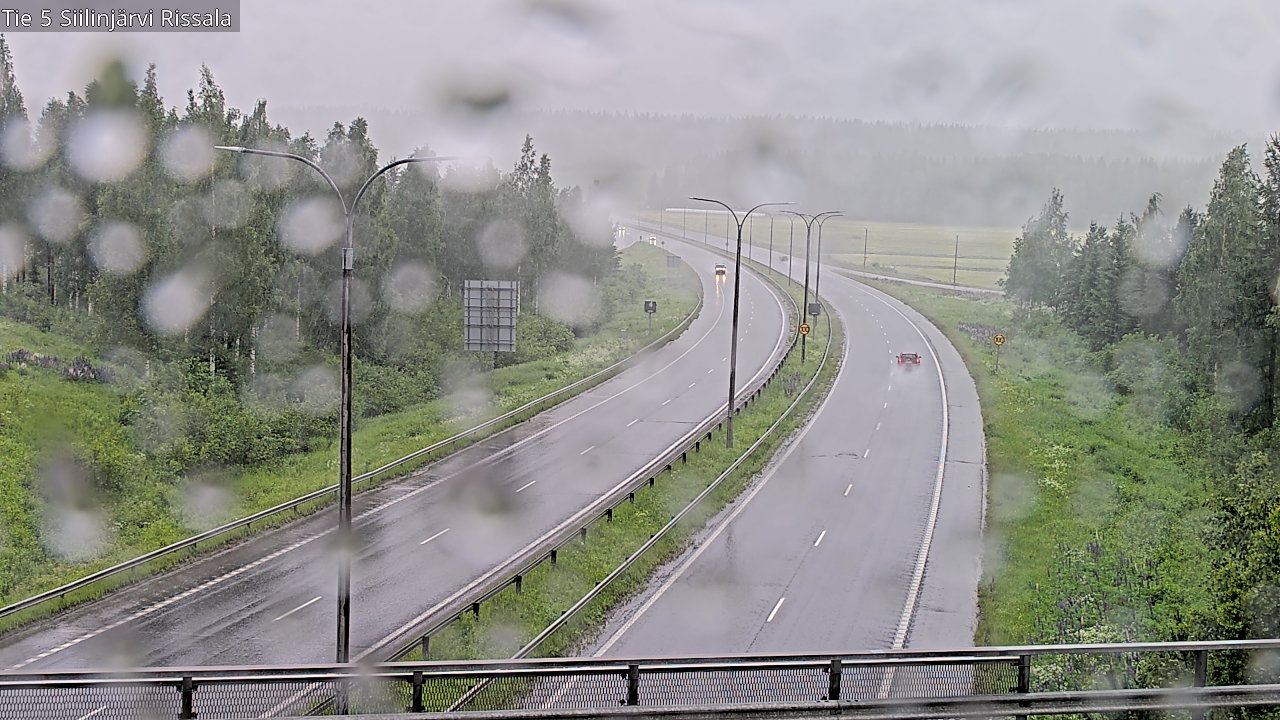 Weather Camera Image Road 5 Siilinjärvi, Rissala, Siilinjärvi, Pohjois-Savo