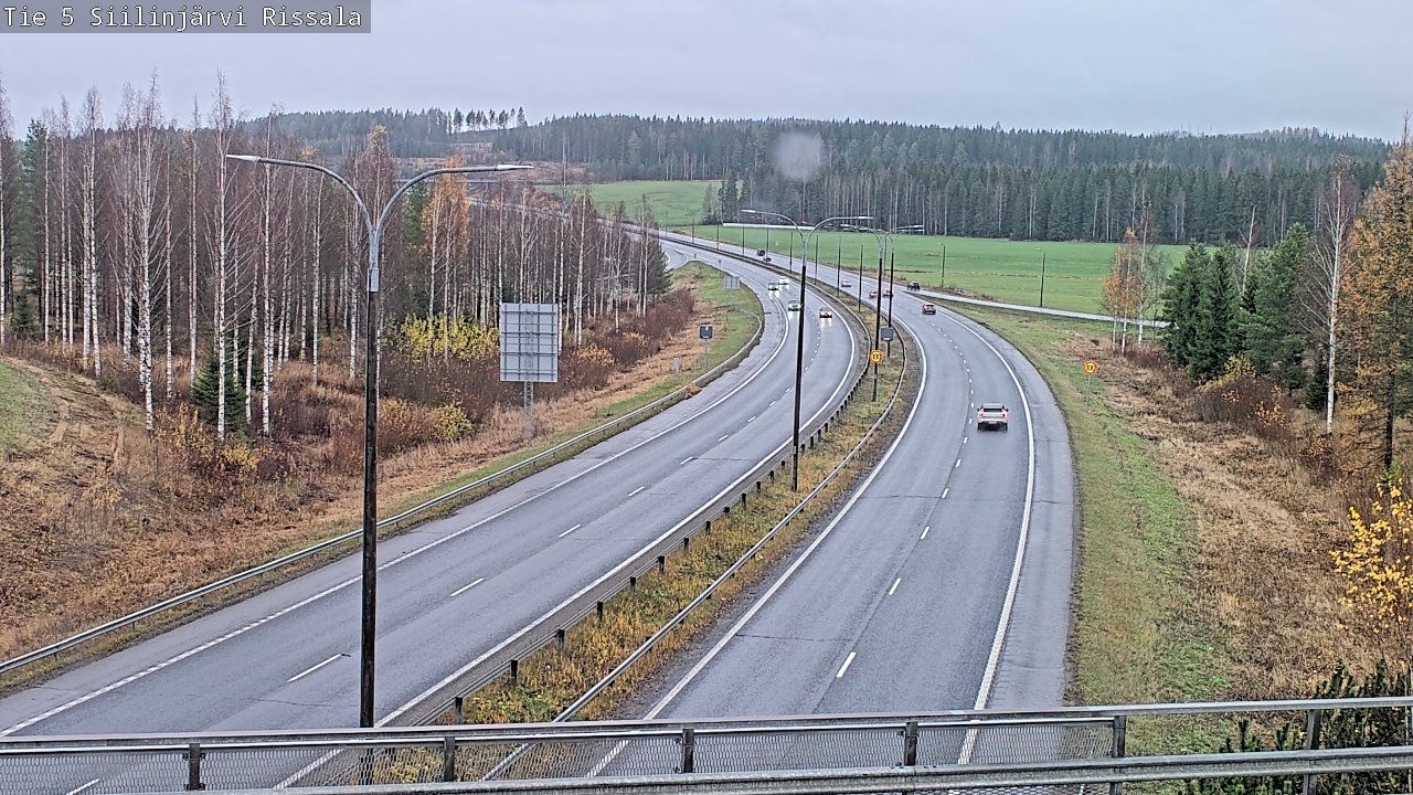 Weather Camera Image Väg 5 Siilinjärvi, Rissala, Siilinjärvi, Pohjois-Savo