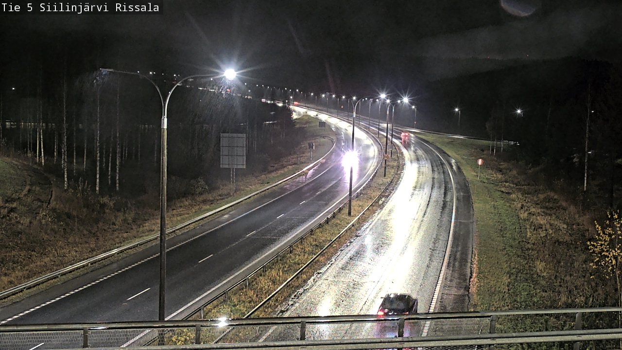 Weather Camera Image Road 5 Siilinjärvi, Rissala, Siilinjärvi, Pohjois-Savo