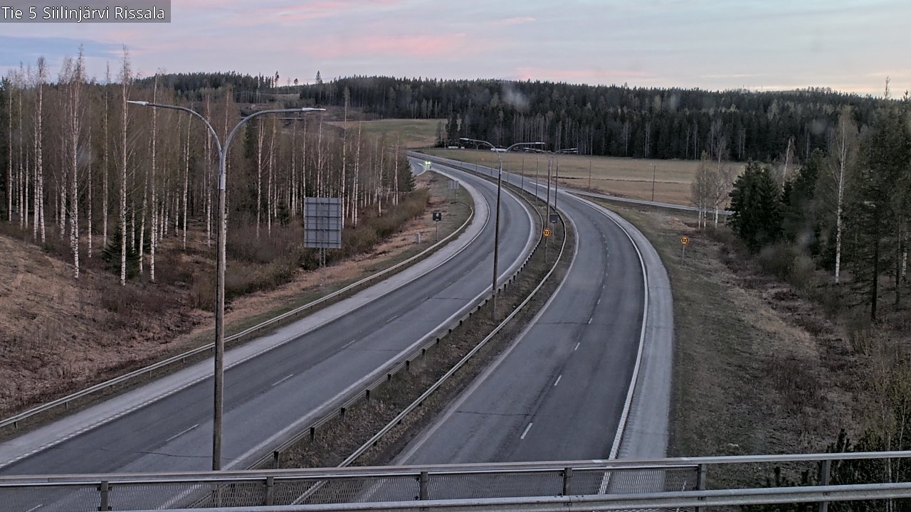 Weather Camera Image Road 5 Siilinjärvi, Rissala, Siilinjärvi, Pohjois-Savo