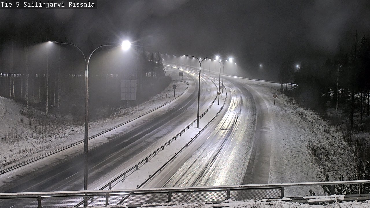 Weather Camera Image Road 5 Siilinjärvi, Rissala, Siilinjärvi, Pohjois-Savo