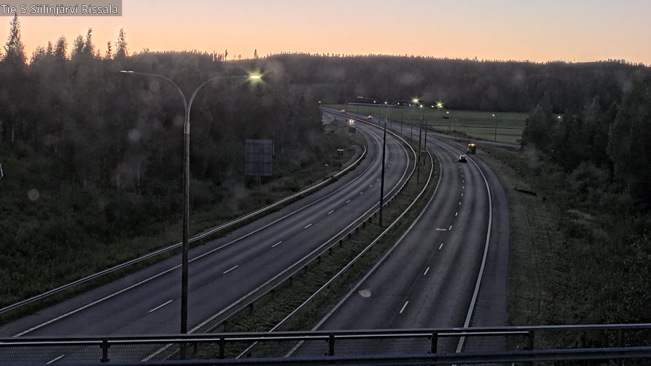 Weather Camera Image Road 5 Siilinjärvi, Rissala, Siilinjärvi, Pohjois-Savo