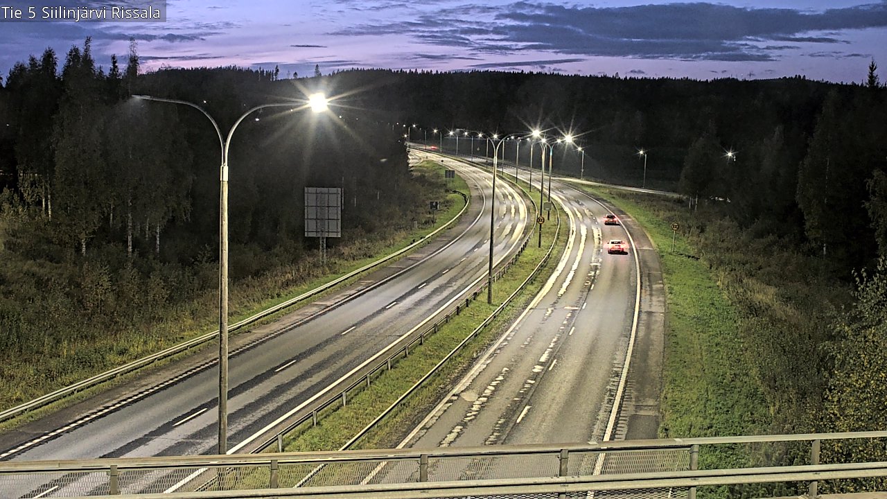 Weather Camera Image Road 5 Siilinjärvi, Rissala, Siilinjärvi, Pohjois-Savo