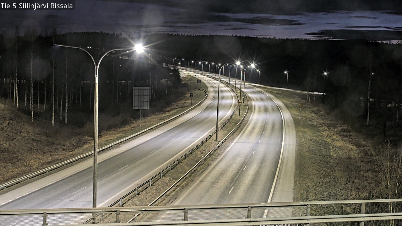 Weather Camera Image Väg 5 Siilinjärvi, Rissala, Siilinjärvi, Pohjois-Savo