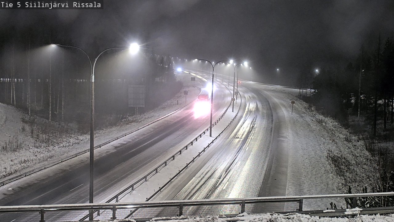 Weather Camera Image Road 5 Siilinjärvi, Rissala, Siilinjärvi, Pohjois-Savo