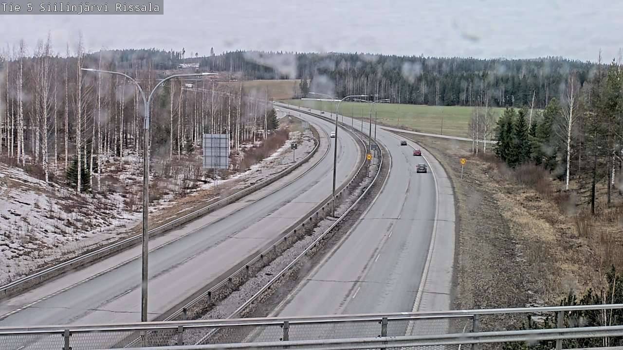Weather Camera Image Road 5 Siilinjärvi, Rissala, Siilinjärvi, Pohjois-Savo