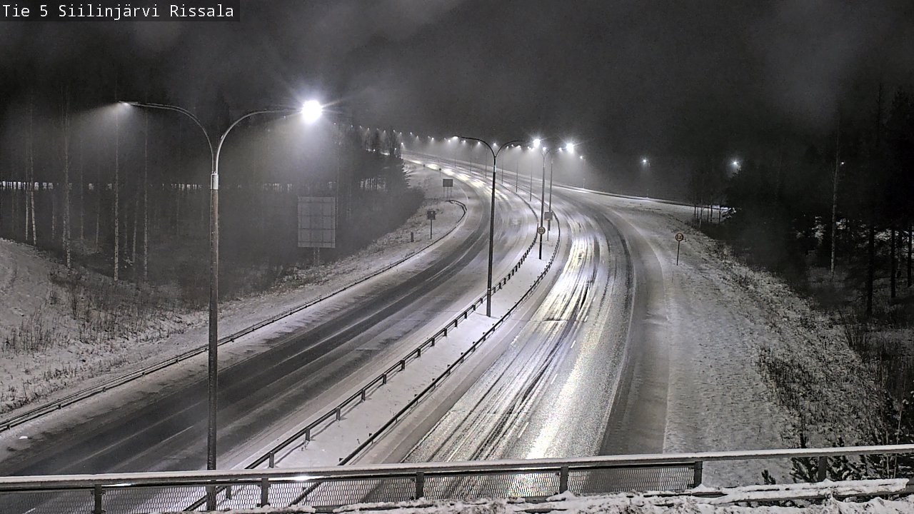 Weather Camera Image Road 5 Siilinjärvi, Rissala, Siilinjärvi, Pohjois-Savo