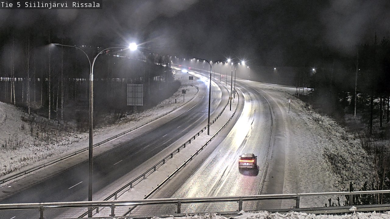 Weather Camera Image Road 5 Siilinjärvi, Rissala, Siilinjärvi, Pohjois-Savo