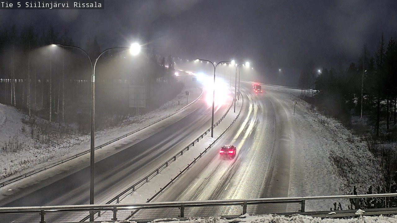 Weather Camera Image Road 5 Siilinjärvi, Rissala, Siilinjärvi, Pohjois-Savo