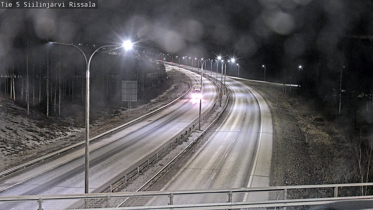 Weather Camera Image Road 5 Siilinjärvi, Rissala, Siilinjärvi, Pohjois-Savo