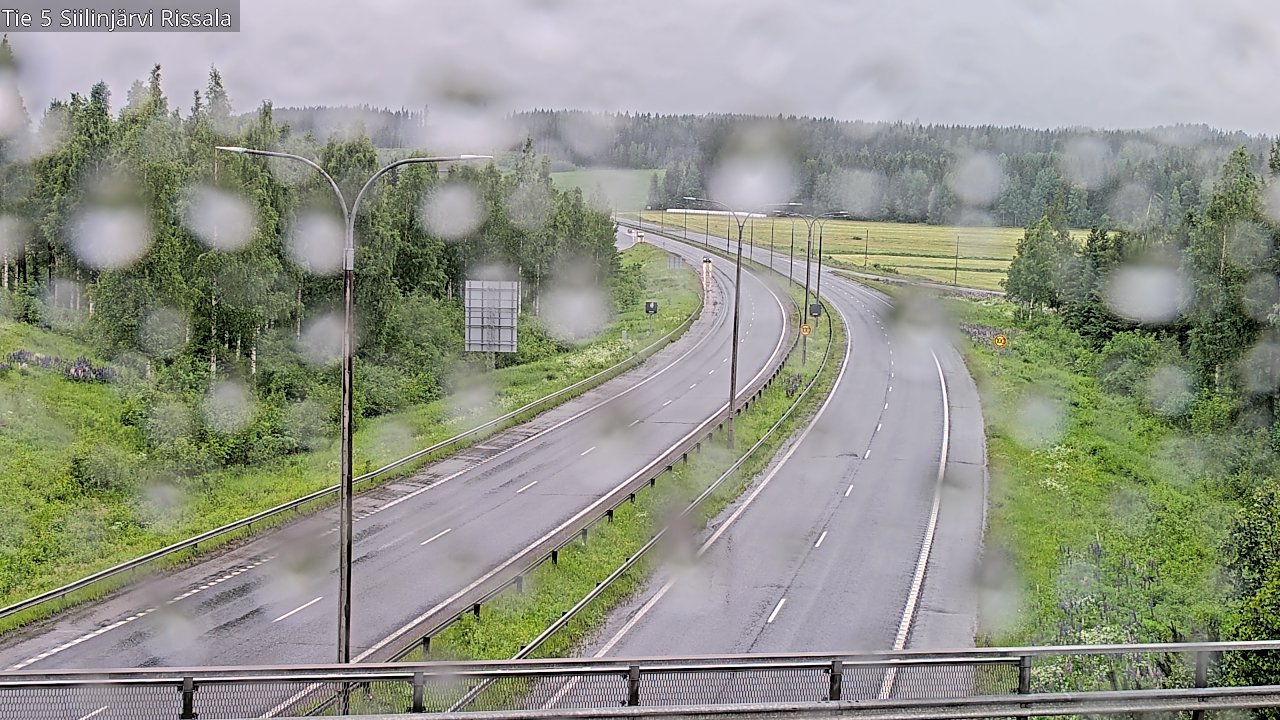 Weather Camera Image Road 5 Siilinjärvi, Rissala, Siilinjärvi, Pohjois-Savo
