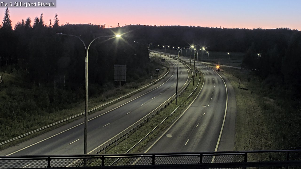 Weather Camera Image Road 5 Siilinjärvi, Rissala, Siilinjärvi, Pohjois-Savo