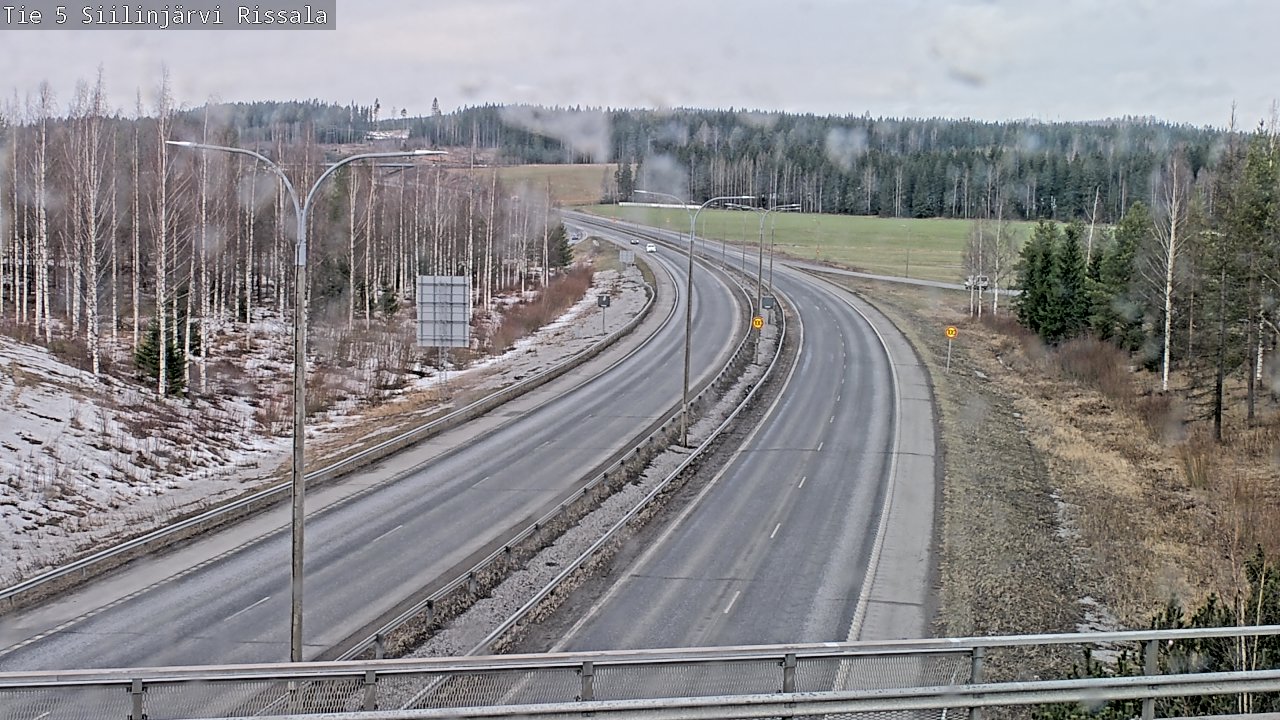 Weather Camera Image Road 5 Siilinjärvi, Rissala, Siilinjärvi, Pohjois-Savo