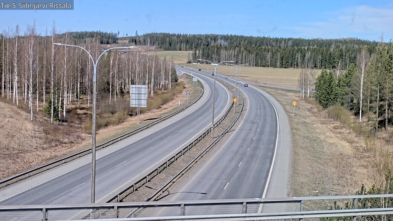 Weather Camera Image Väg 5 Siilinjärvi, Rissala, Siilinjärvi, Pohjois-Savo