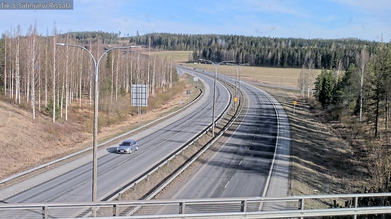 Weather Camera Image Väg 5 Siilinjärvi, Rissala, Siilinjärvi, Pohjois-Savo
