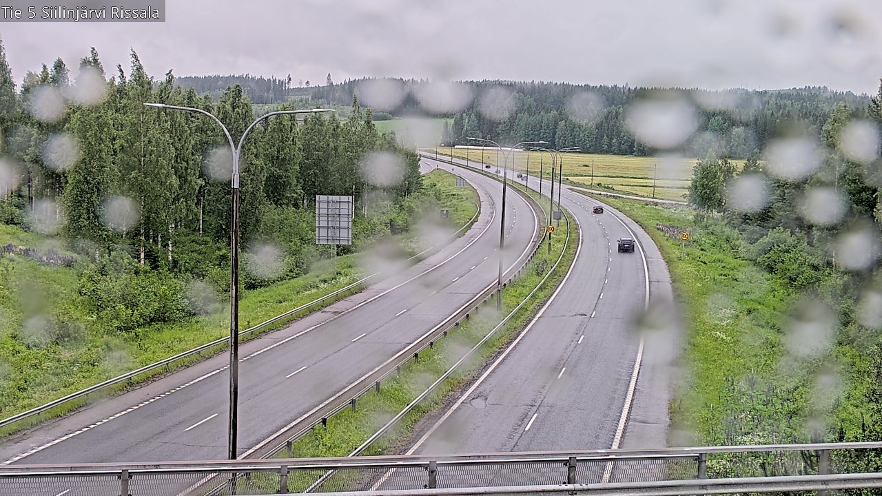 Weather Camera Image Väg 5 Siilinjärvi, Rissala, Siilinjärvi, Pohjois-Savo