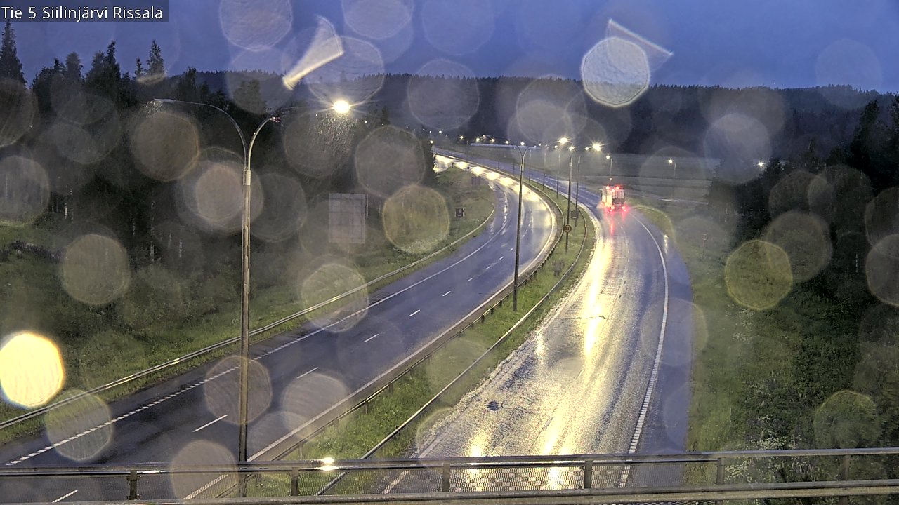 Weather Camera Image Road 5 Siilinjärvi, Rissala, Siilinjärvi, Pohjois-Savo