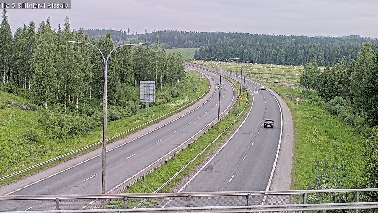 Weather Camera Image Road 5 Siilinjärvi, Rissala, Siilinjärvi, Pohjois-Savo