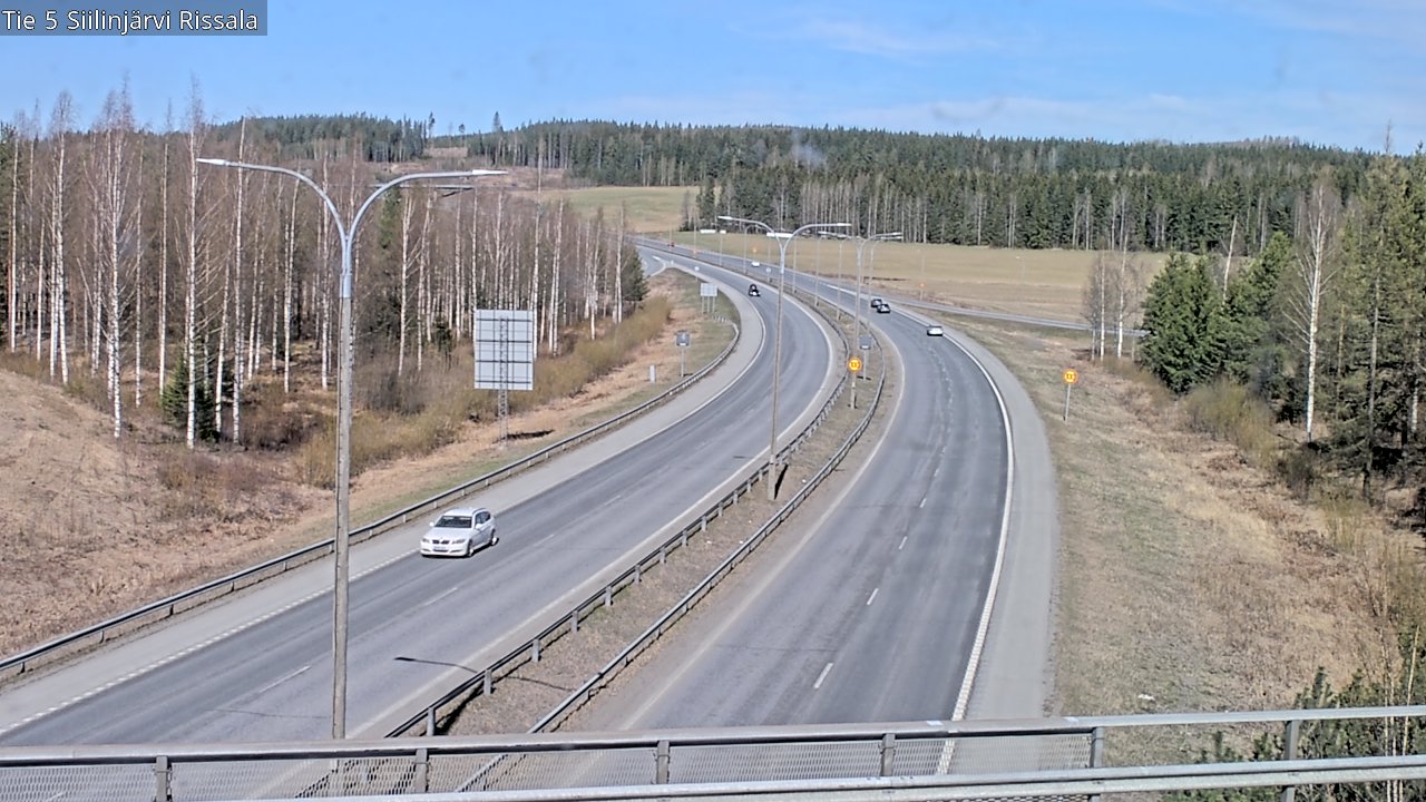 Weather Camera Image Väg 5 Siilinjärvi, Rissala, Siilinjärvi, Pohjois-Savo
