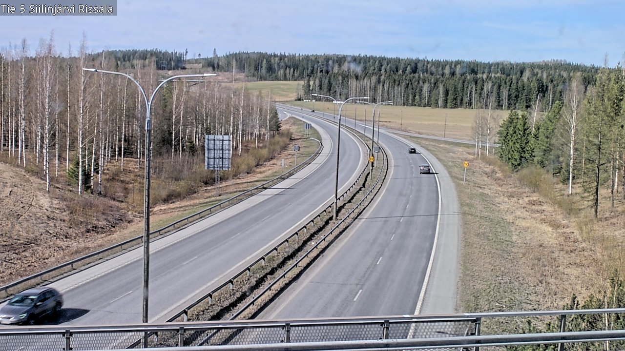 Weather Camera Image Väg 5 Siilinjärvi, Rissala, Siilinjärvi, Pohjois-Savo