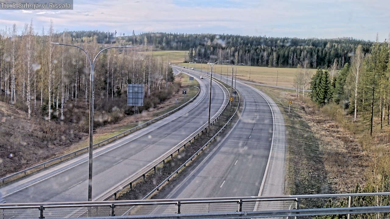 Weather Camera Image Väg 5 Siilinjärvi, Rissala, Siilinjärvi, Pohjois-Savo